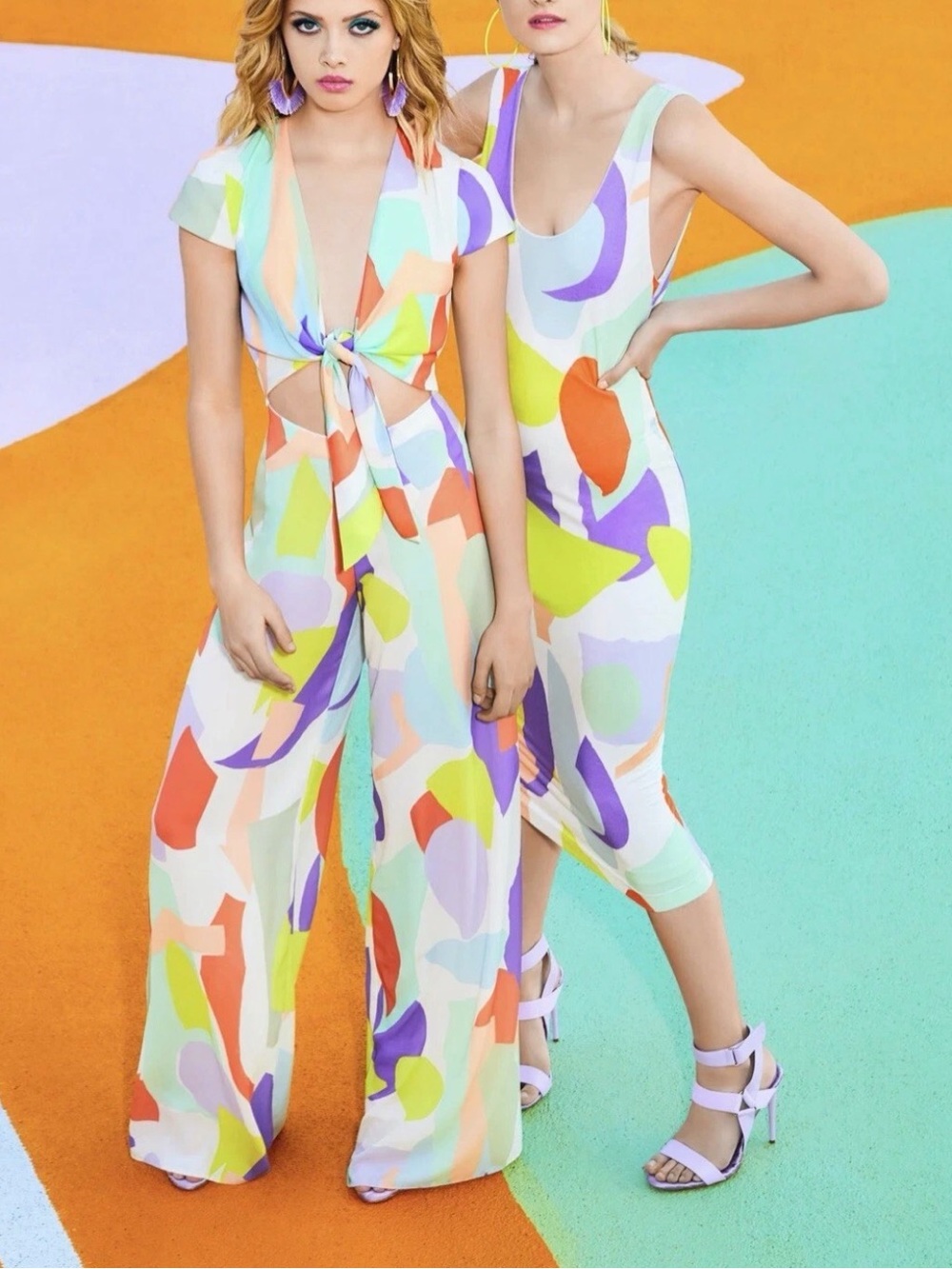Alice + Olivia Sierra Abstract Jumpsuit